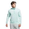 adidas Gents Core Lightweight ½ Zip Top Semi Flash Aqua