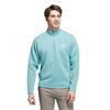 adidas Gents Ultimate365 Dwr Textured ¼ Zip Sweatshirt Mint Tone
