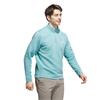adidas Gents Ultimate365 Dwr Textured ¼ Zip Sweatshirt Mint Tone