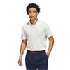 adidas Golf Originals Gents Printed Trefoil Polo Shirt Chalk White