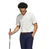 adidas Golf Originals Gents Printed Trefoil Polo Shirt Chalk White