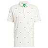 adidas Golf Originals Gents Printed Trefoil Polo Shirt Chalk White