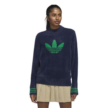 adidas Golf Originals Ladies Trefoil Sweater Night Indigo 