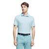 adidas Gents Ultimate365 Mini Bunker Polo Shirt Pure Teal