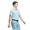 adidas Gents Ultimate365 Mini Bunker Polo Shirt Pure Teal