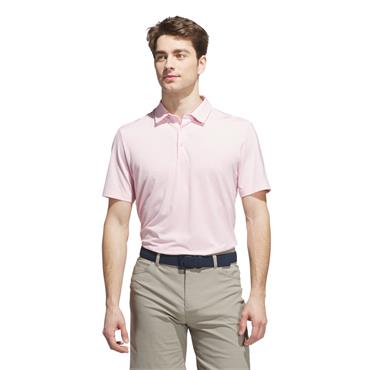 adidas Gents Ultimate365 Mini Bunker Polo Shirt Clear Pink