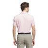 adidas Gents Ultimate365 Mini Bunker Polo Shirt Clear Pink