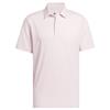 adidas Gents Ultimate365 Mini Bunker Polo Shirt Clear Pink