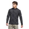 adidas Gents Go-To Printed Quarter-Zip Sweatshirt Black