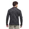 adidas Gents Go-To Printed Quarter-Zip Sweatshirt Black