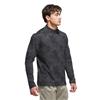adidas Gents Go-To Printed Quarter-Zip Sweatshirt Black