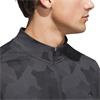 adidas Gents Go-To Printed Quarter-Zip Sweatshirt Black