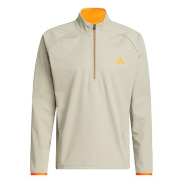adidas Gents Ultimate365 Durable Water Repellent Wind ¼ Zip Sweatshirt Wonder Cargo - Lucid Orange