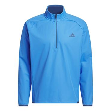 adidas Gents Ultimate 365 Durable Water Repellent Wind 1/4 Sweatshirt Lucid Ray Blue - Dusky Petrol
