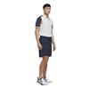 adidas Gents Beyond Vent TwistKnit Polo Shirt Orbit Grey - Collegiate Navy