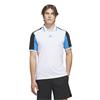 adidas Gents Beyond Vent TwistKnit Polo Shirt White - Black