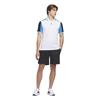 adidas Gents Beyond Vent TwistKnit Polo Shirt White - Black