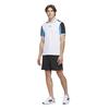 adidas Gents Beyond Vent TwistKnit Polo Shirt White - Black