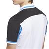 adidas Gents Beyond Vent TwistKnit Polo Shirt White - Black
