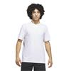 adidas Gents Beyond Golf Club Twistknit Range Polo Shirt White