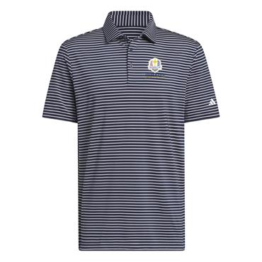 adidas Gents Ryder Cup 2027 Short Sleeve Polo Shirt Collegiate Navy - White