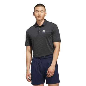 adidas Gents Ryder Cup 2027 Short Sleeve Polo Shirt Carbon- Black
