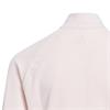 adidas Girls Textured 1/4 Zip Top Pink