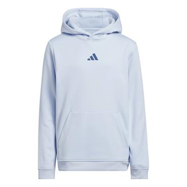 adidas Unisex Junior Climawarm Graphic Hoodie Sweatshirt Crystal Sky