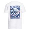 adidas Unisex Junior Graphic T Shirt White