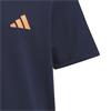 adidas Unisex Junior Graphic T Shirt Collegiate Navy