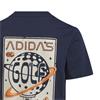 adidas Unisex Junior Graphic T Shirt Collegiate Navy