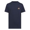 adidas Unisex Junior Graphic T Shirt Collegiate Navy