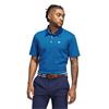 adidas Golf Originals Gents Stripe Pique Polo Shirt Bluebird - Night Indigo