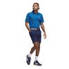 adidas Golf Originals Gents Stripe Pique Polo Shirt Bluebird - Night Indigo