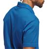 adidas Golf Originals Gents Stripe Pique Polo Shirt Bluebird - Night Indigo