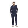 adidas Golf Originals Gents 3-Stripes ¼ Zip Sweatshirt Night Indigo - Chalk White