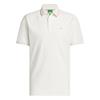 adidas Golf Originals Gents Twistknit Trefoil Polo Shirt Chalk White - Dusky Orange