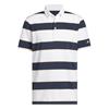 adidas Gents Ultimate365+ Jumbo Stripe CLIMACOOL Polo Shirt White - Collegiate Navy