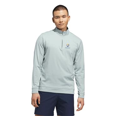 adidas Gents Ultimate365 Classic ¼ Zip Ryder Cup 2027 Sweatshirt Wonder Sage