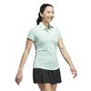 adidas Ladies Solid Performance Polo Shirt Clear Mint