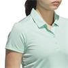adidas Ladies Solid Performance Polo Shirt Clear Mint