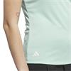 adidas Ladies Solid Performance Polo Shirt Clear Mint
