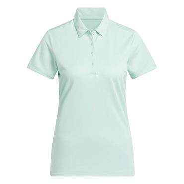 adidas Ladies Solid Performance Polo Shirt Clear Mint