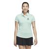 adidas Ladies Solid Performance Ryder Cup 2027 Polo Shirt Clear Mint