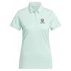 adidas Ladies Solid Performance Ryder Cup 2027 Polo Shirt Clear Mint