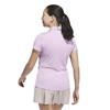 adidas Ladies Ultimate 365 Solid Performace Short Sleeve Polo Shirt Clear Lilac