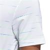 adidas Gents Ultimate365 Mesh Glimmer Print Polo Shirt White