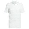 adidas Gents Ultimate365 Mesh Glimmer Print Polo Shirt White
