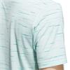 adidas Gents Ultimate365 Mesh Glimmer Print Polo Shirt Semi Flash Aqua