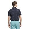 adidas Gents Ultimate365 Mesh Glimmer Print Polo Shirt Collegiate Navy